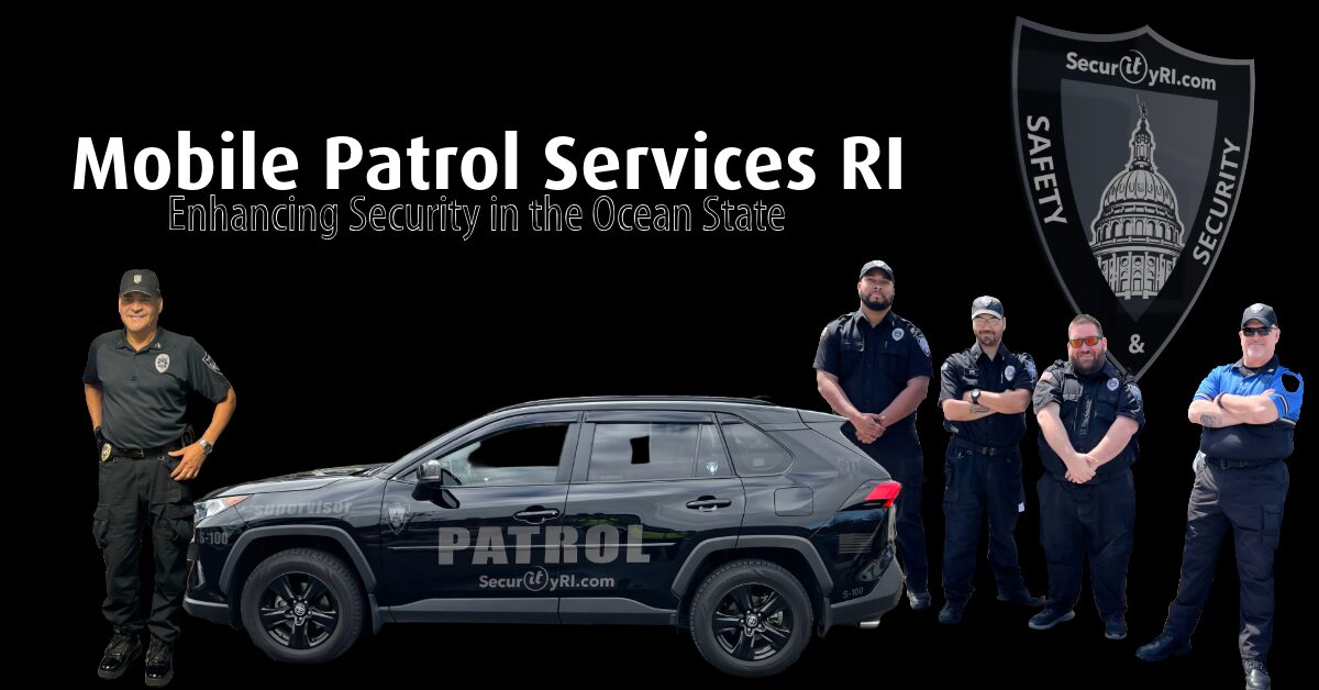 Mobile patrol security vehicle in Rhode Island