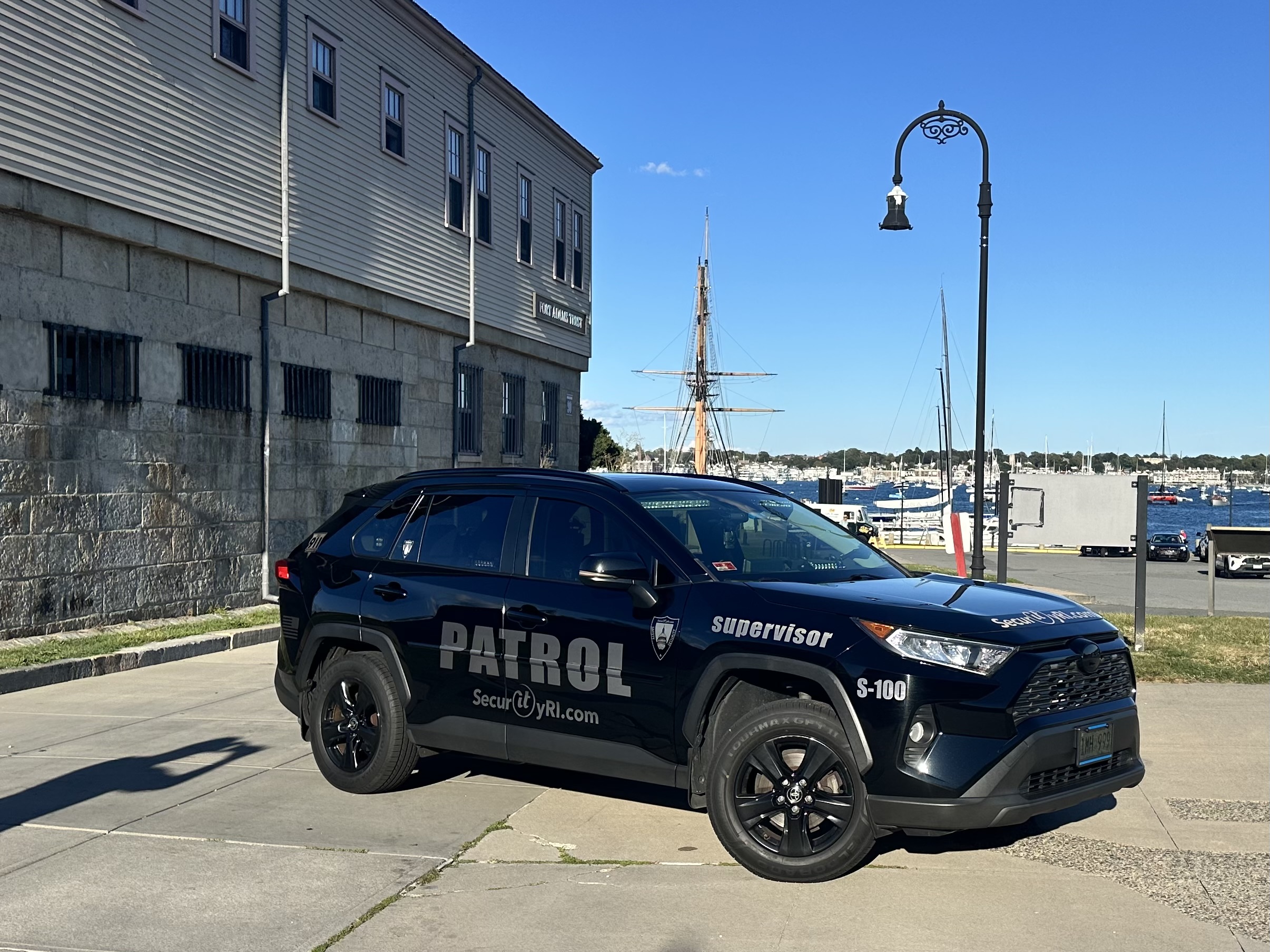 SecurityRI Patrol Supervisor Vehicle at Newport Waterfront Rhode Island